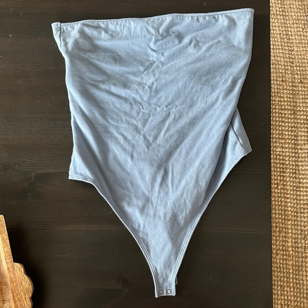 American Eagle Outfitters baby blue BODYSUIT
